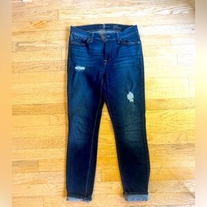Distressed 7 for all mankind jeans
